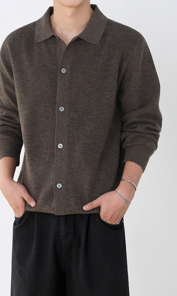 Classic Knit Cardigan Sweater