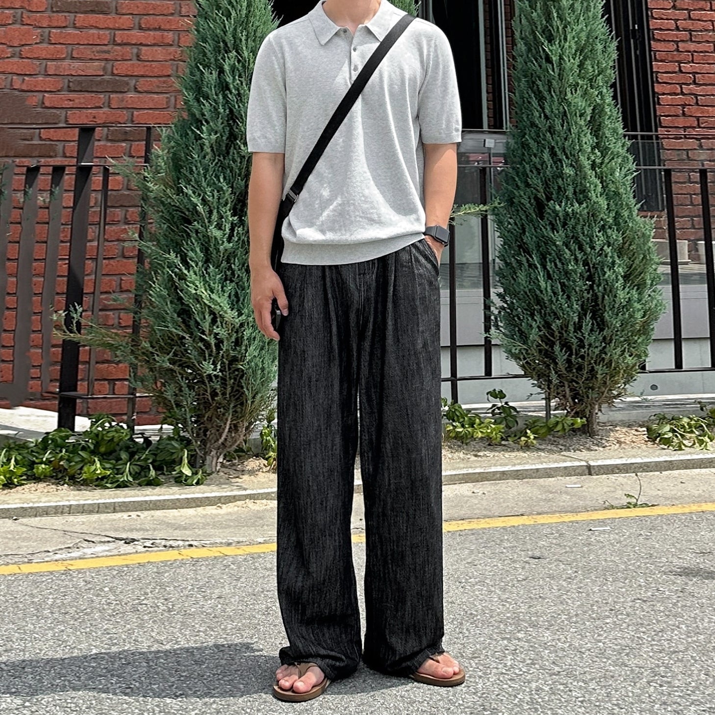 Classic Knit Polo Casual Short Sleeve Shirt