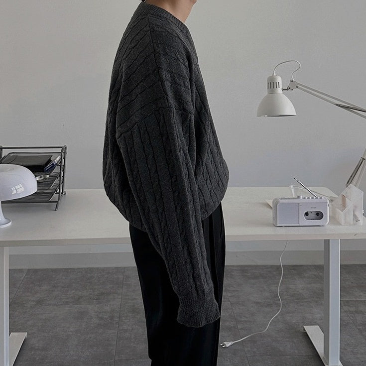 Classic Knit Pullover Sweater
