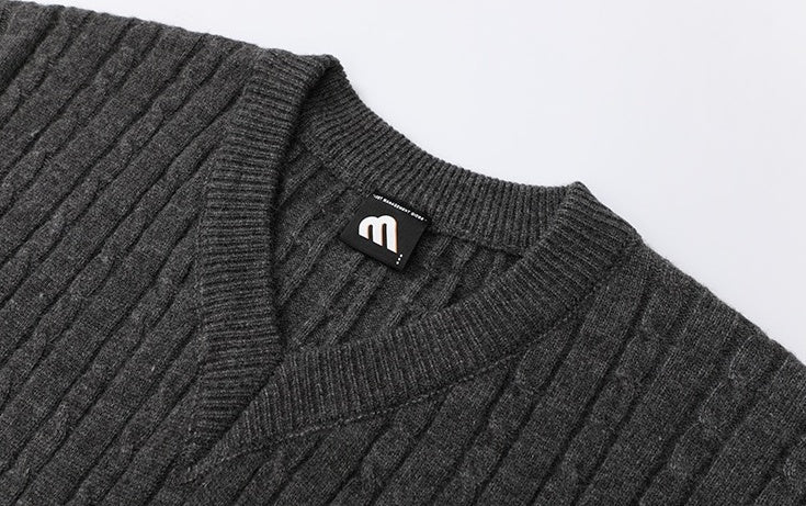 Classic Knit Pullover Sweater