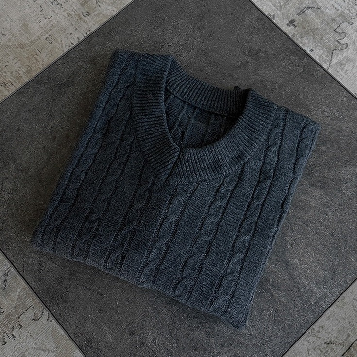 Classic Knit Pullover Sweater