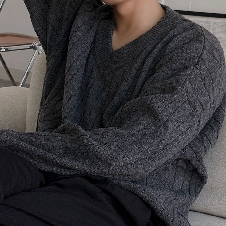 Classic Knit Pullover Sweater
