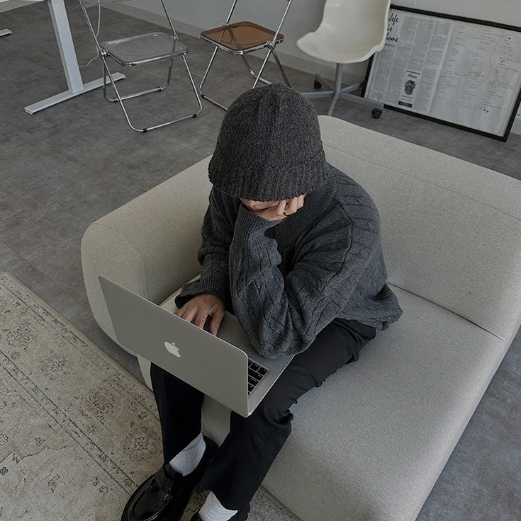 Classic Knit Pullover Sweater