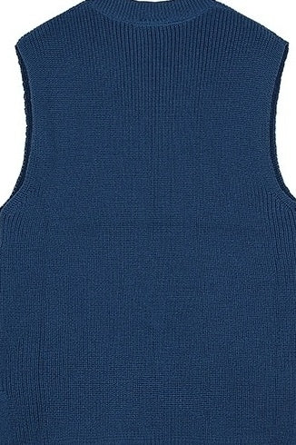 Classic Knit Sleeveless Sweater Vest