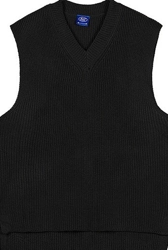 Classic Knit Sleeveless Sweater Vest