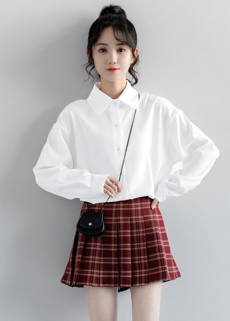 Classic Long Sleeve White Shirt