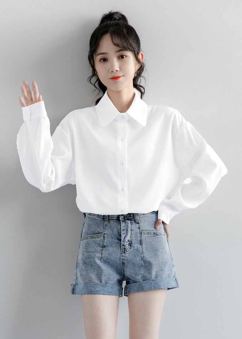 Classic Long Sleeve White Shirt