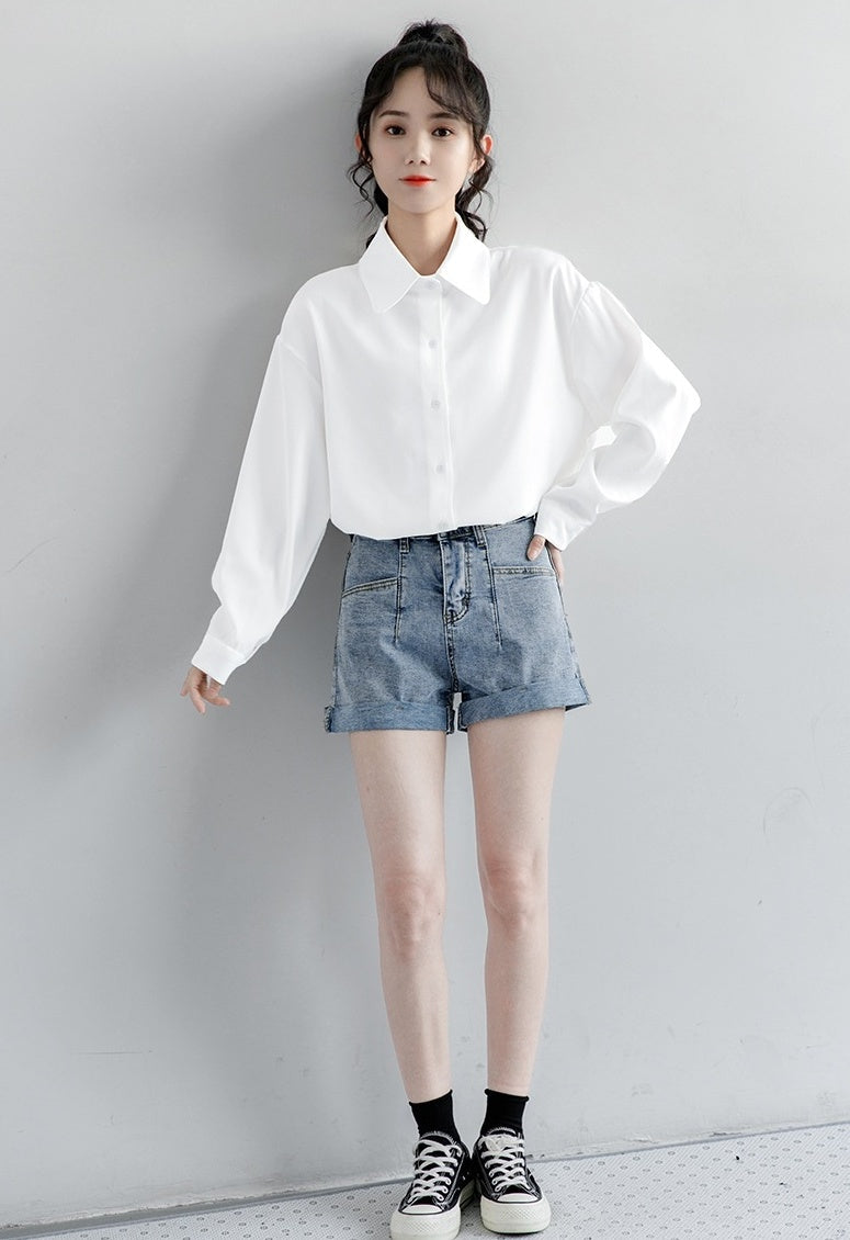 Classic Long Sleeve White Shirt