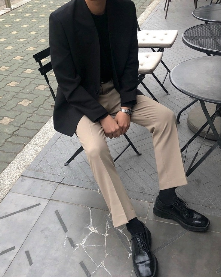Classic Loose Fit Business Trousers