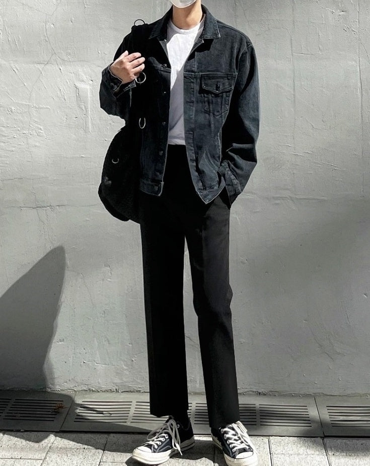 Classic Loose Fit Business Trousers
