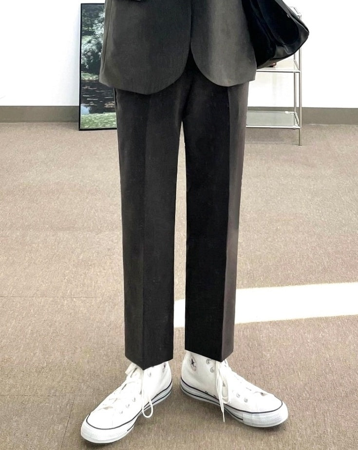 Classic Loose Fit Business Trousers
