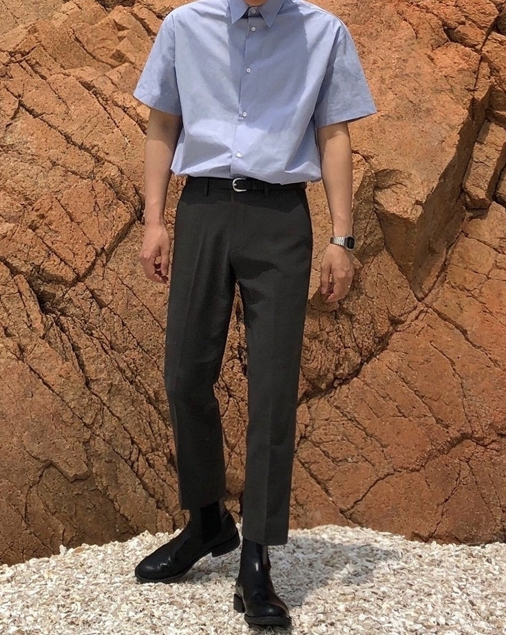 Classic Loose Fit Business Trousers