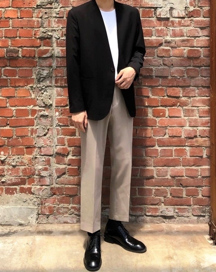 Classic Loose Fit Business Trousers