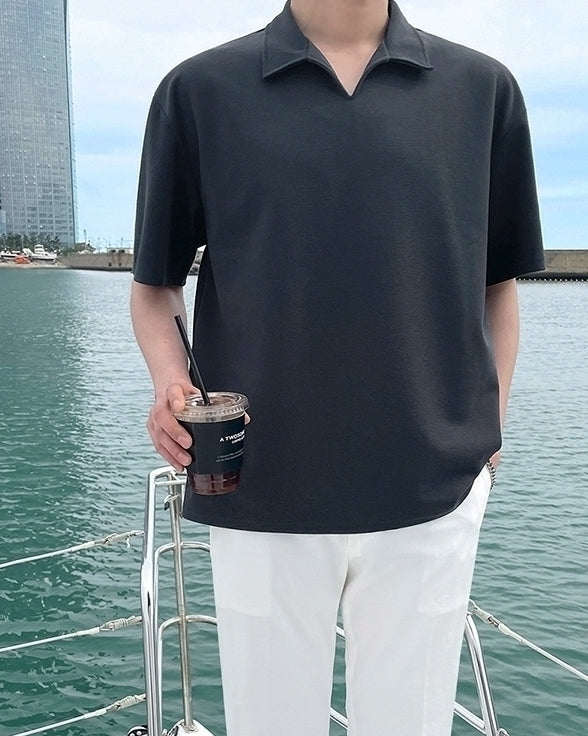Classic Loose Fit Polo Shirt
