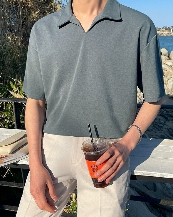 Classic Loose Fit Polo Shirt