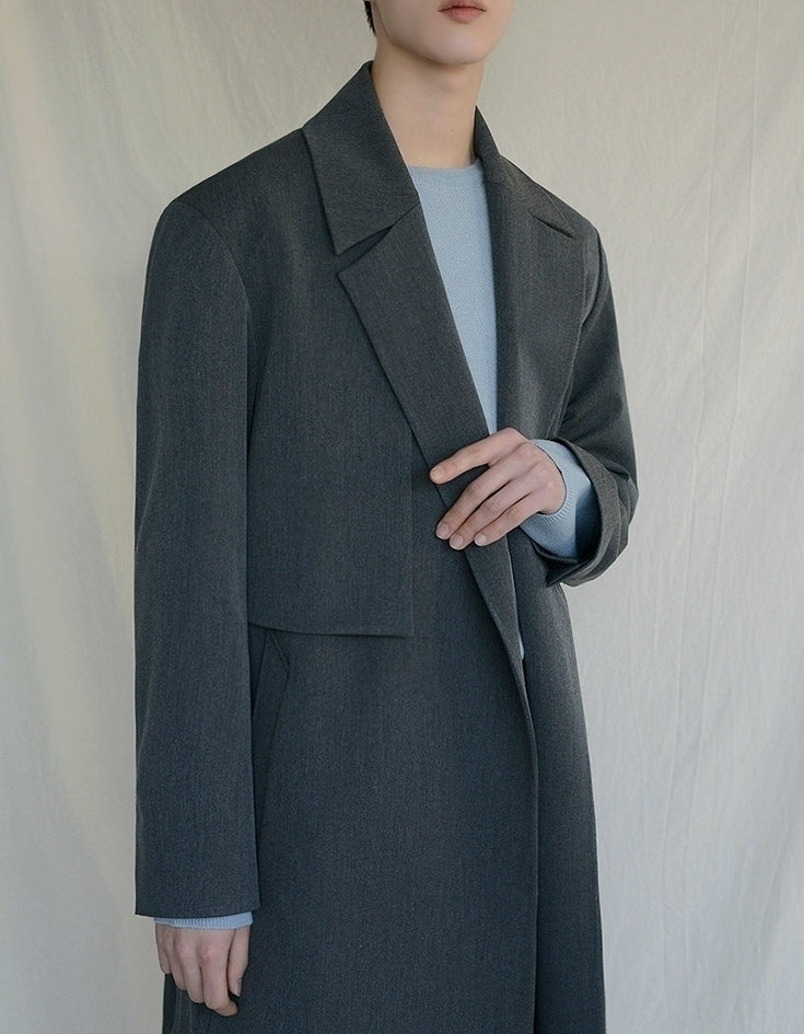 Classic Mid Length Casual Trench Coat