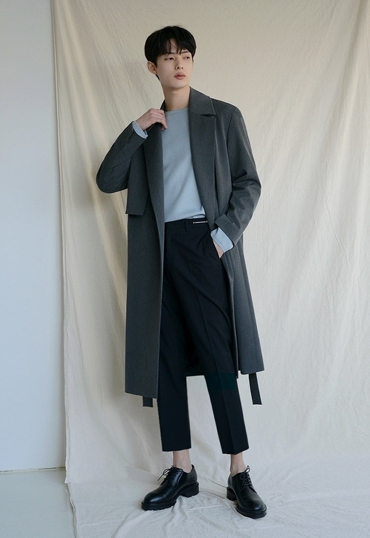 Classic Mid Length Casual Trench Coat