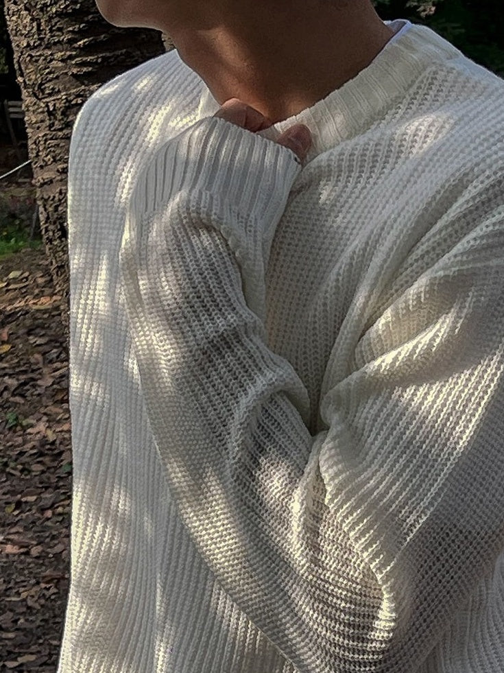 Classic Pullover Sweater Warm Knitwear