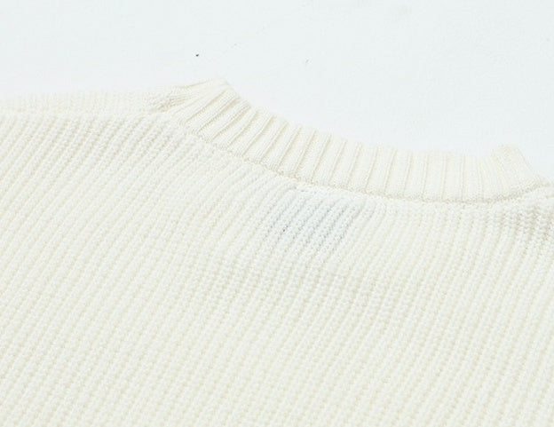 Classic Pullover Sweater Warm Knitwear