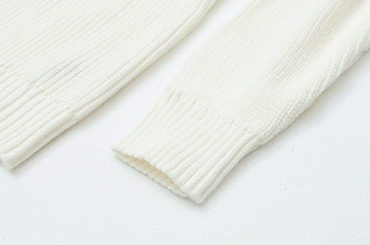 Classic Pullover Sweater Warm Knitwear