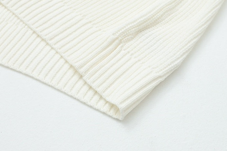 Classic Pullover Sweater Warm Knitwear