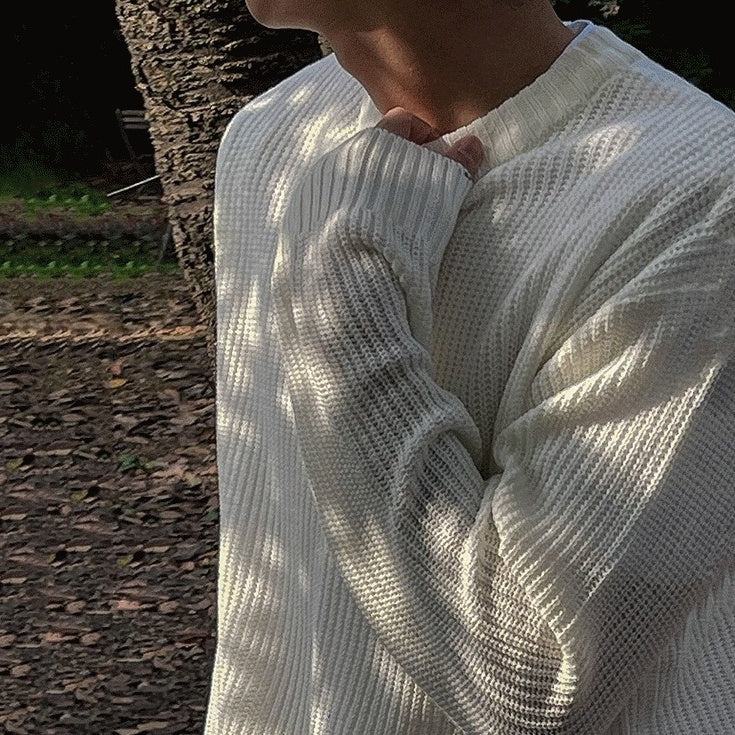 Classic Pullover Sweater Warm Knitwear