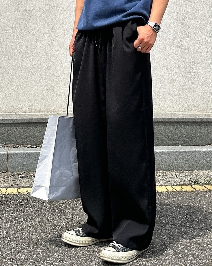 Classic Relaxed Fit Straight Leg Casual Trousers