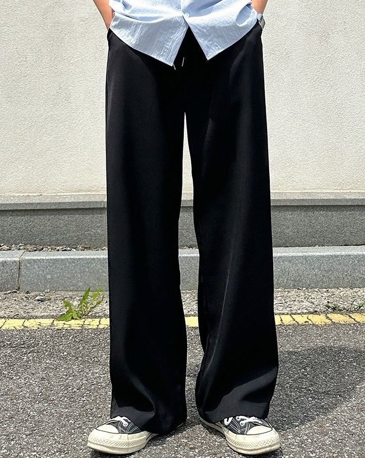 Classic Relaxed Fit Straight Leg Casual Trousers