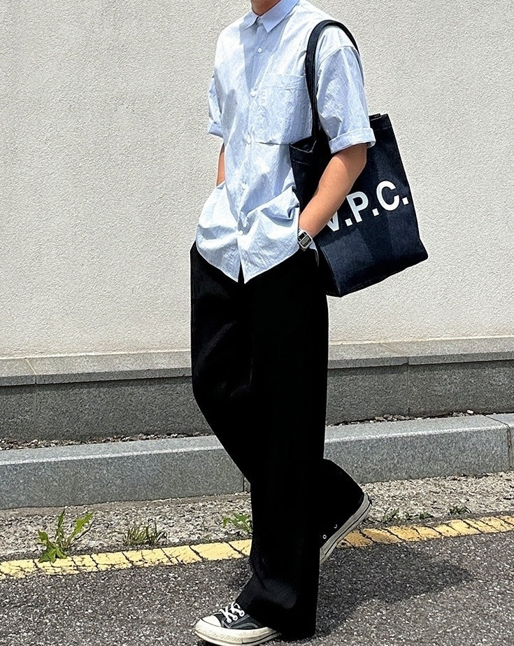 Classic Relaxed Fit Straight Leg Casual Trousers