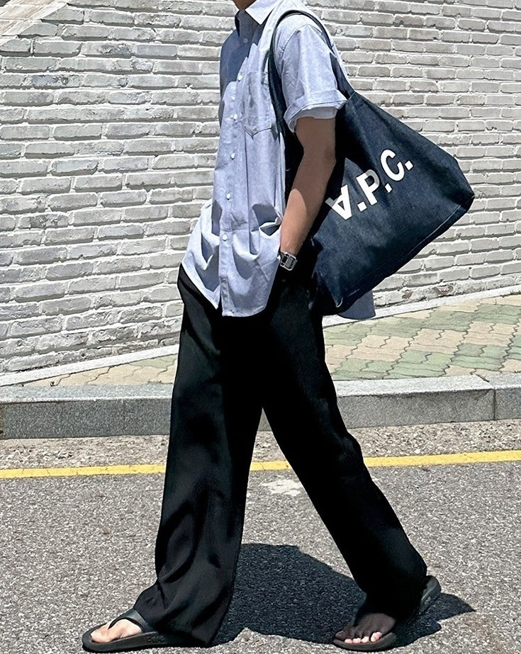Classic Relaxed Fit Straight Leg Casual Trousers