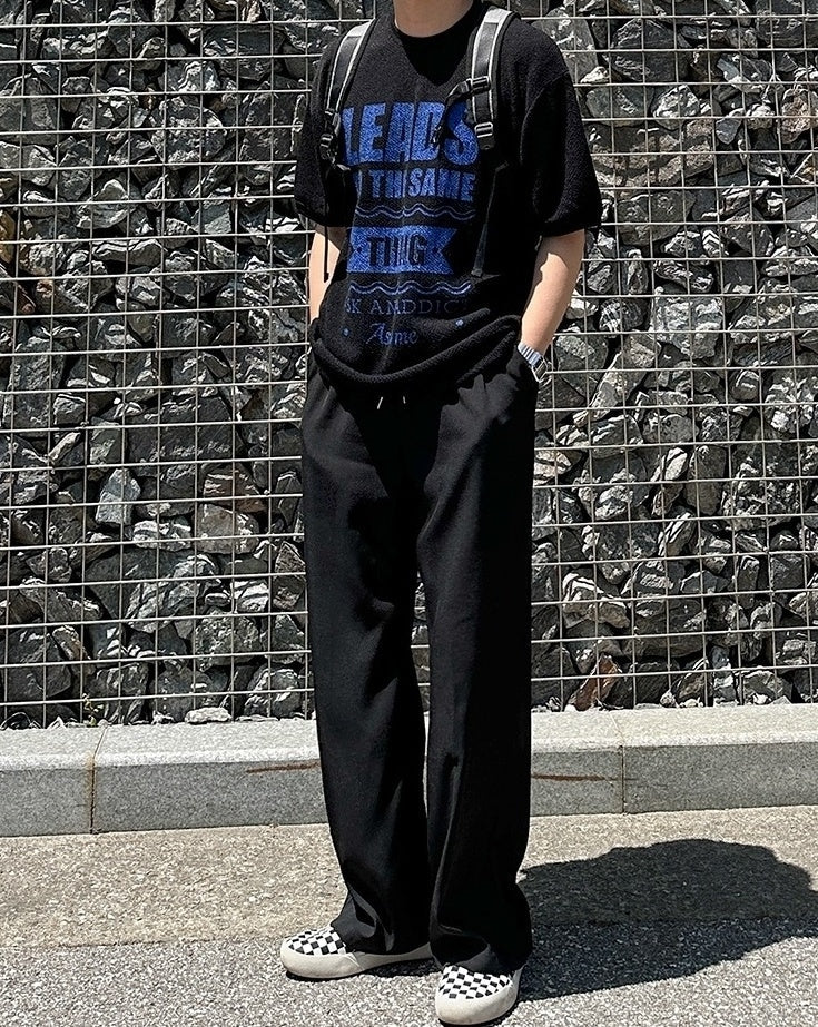 Classic Relaxed Fit Straight Leg Casual Trousers
