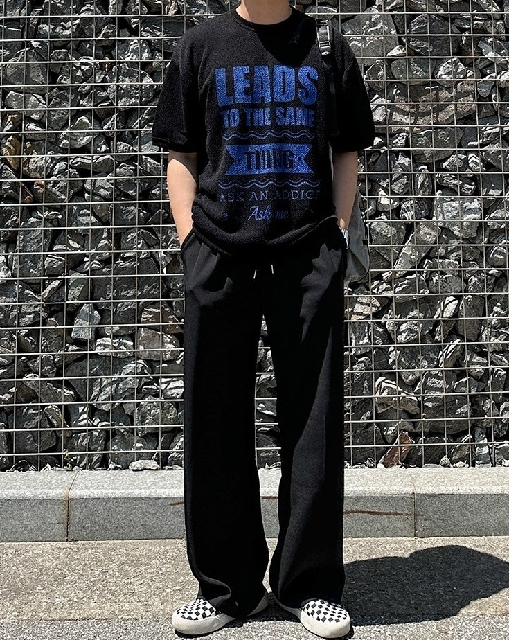 Classic Relaxed Fit Straight Leg Casual Trousers