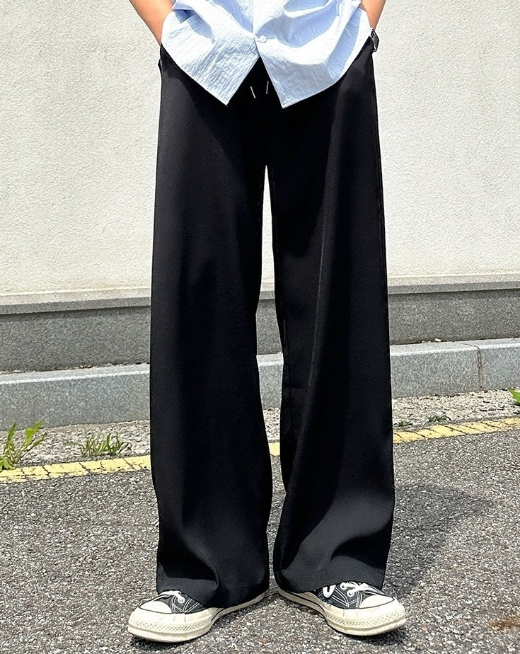 Classic Relaxed Fit Straight Leg Casual Trousers