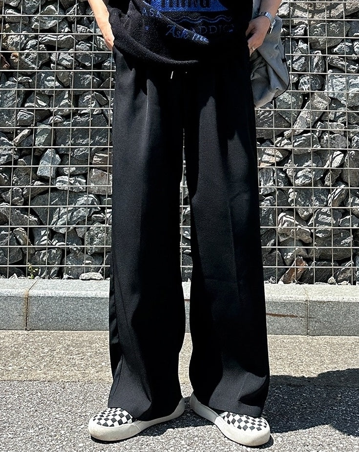 Classic Relaxed Fit Straight Leg Casual Trousers