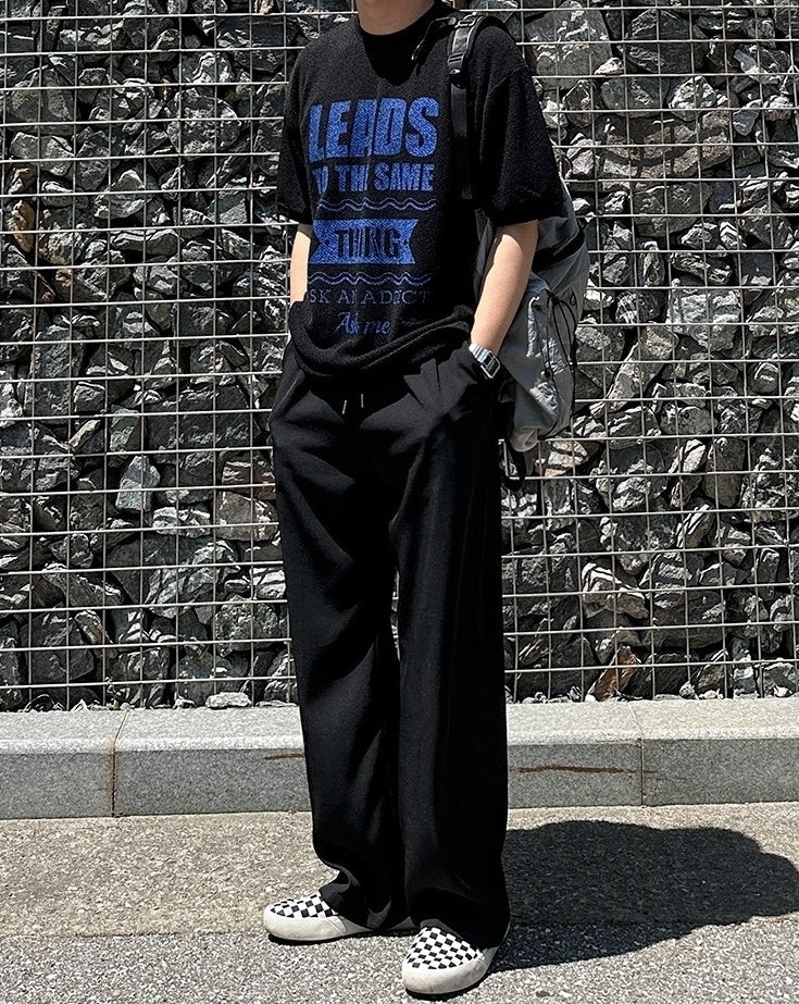 Classic Relaxed Fit Straight Leg Casual Trousers