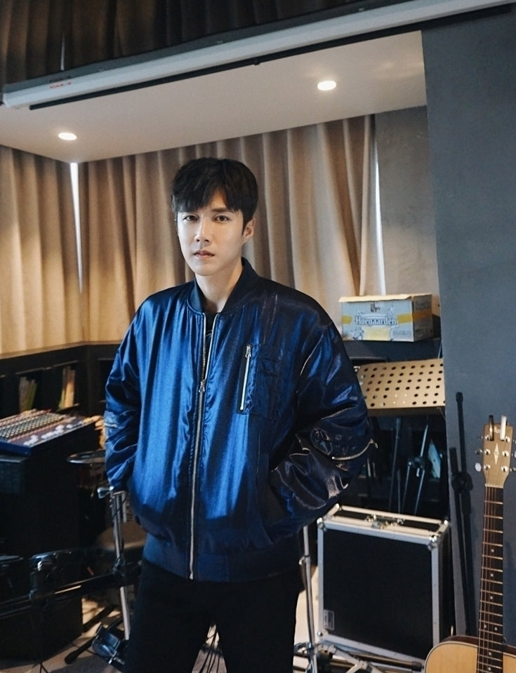 Classic Warm Padded Baseball Jacket With Pockets