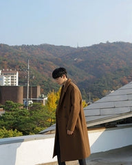 Classic Blend Overcoat Winter Casual Style