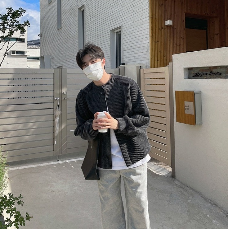 Cleanfit Casual Knit Cardigan Jacket
