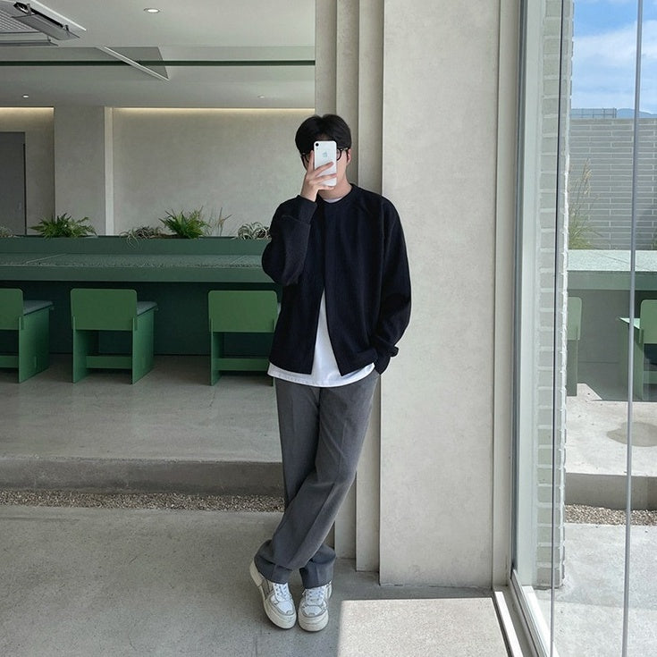 Cleanfit Casual Knit Cardigan Jacket