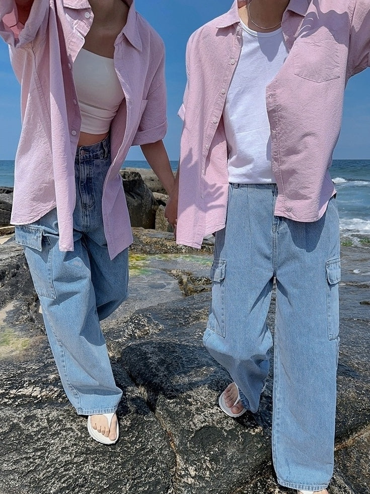 Cleanfit Comfy Wideleg Denim Pants