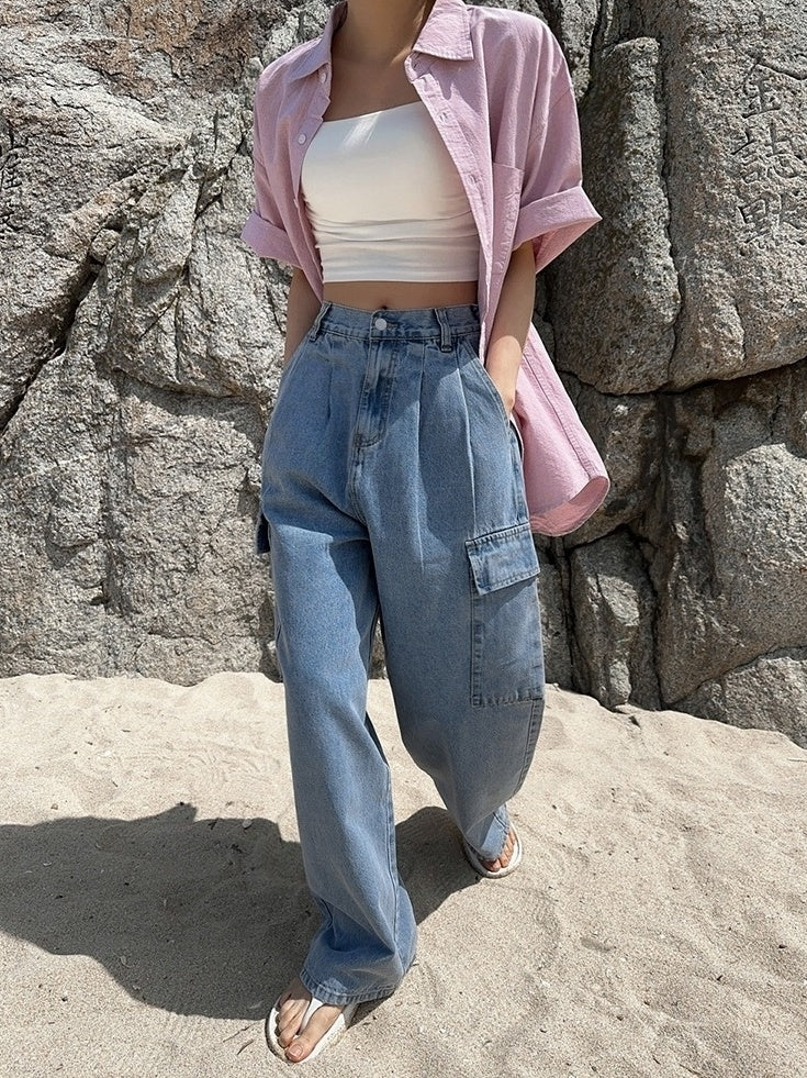 Cleanfit Comfy Wideleg Denim Pants
