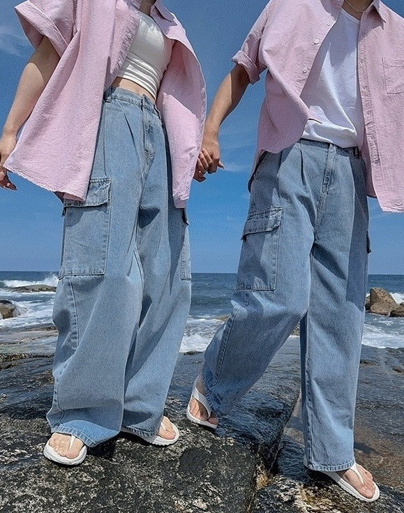 Cleanfit Comfy Wideleg Denim Pants