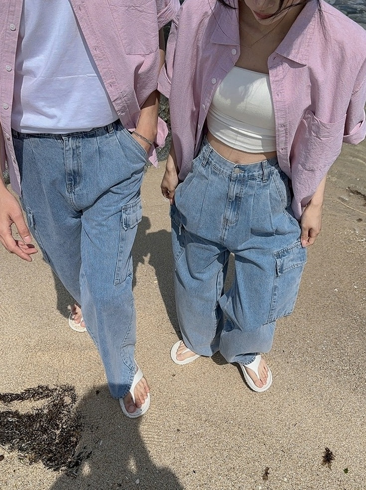Cleanfit Comfy Wideleg Denim Pants