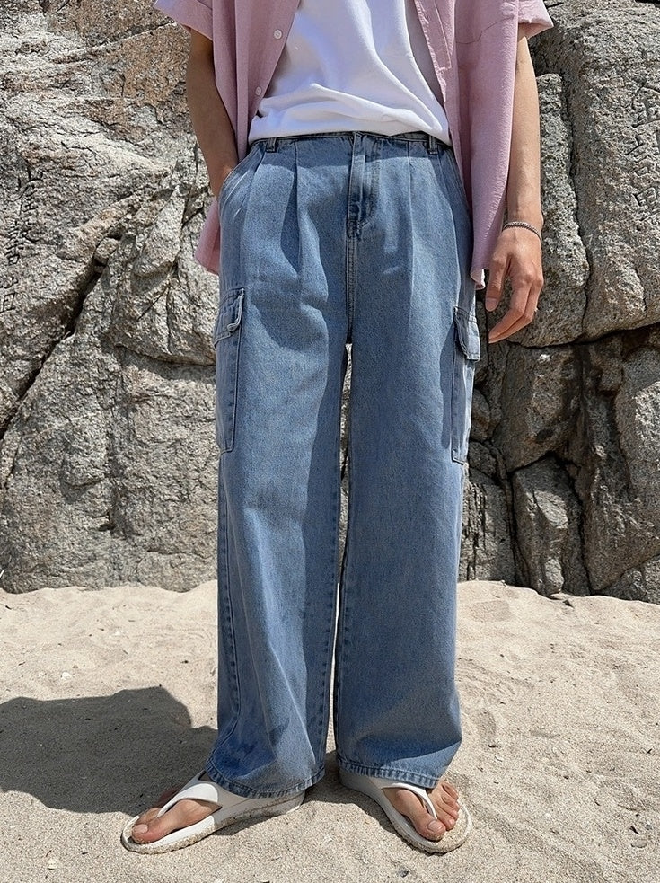 Cleanfit Comfy Wideleg Denim Pants