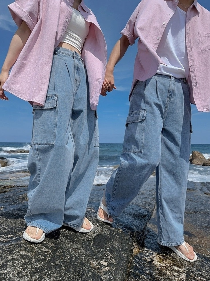 Cleanfit Comfy Wideleg Denim Pants