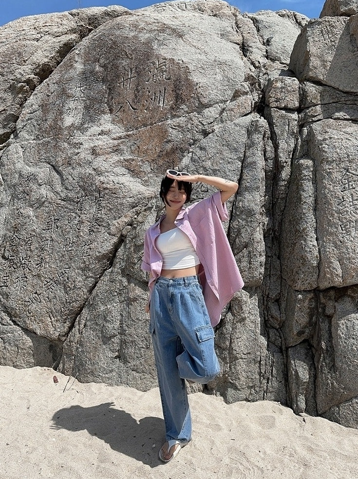 Cleanfit Comfy Wideleg Denim Pants
