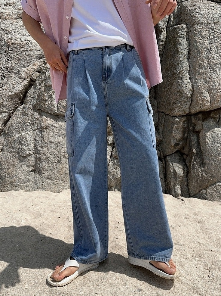 Cleanfit Comfy Wideleg Denim Pants