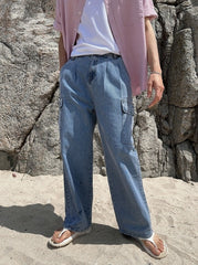 Cleanfit Comfy Wideleg Denim Pants