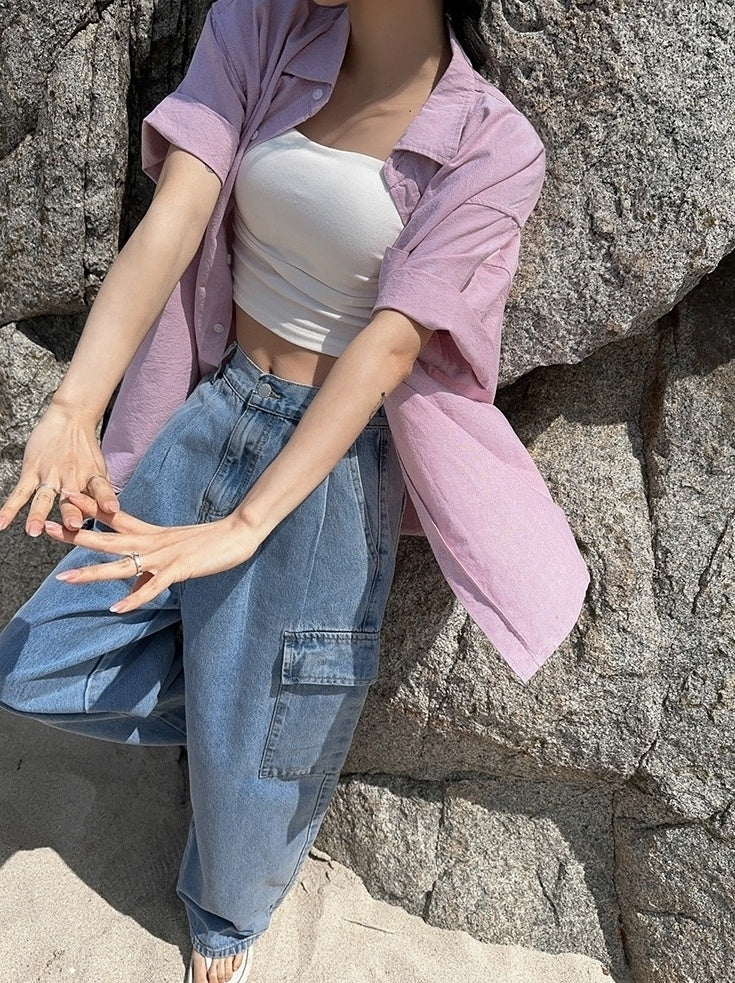 Cleanfit Comfy Wideleg Denim Pants