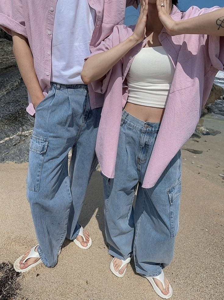 Cleanfit Comfy Wideleg Denim Pants